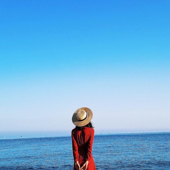 Natural Handwoven Wicker Handbag, Rectangular Basket Purse, Women Straw Tote Rec - Picture 4 of 5